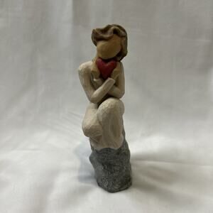 Willow Tree 6” Figurine Always I Feel The Strength Of Your Love Heart Sue Lord